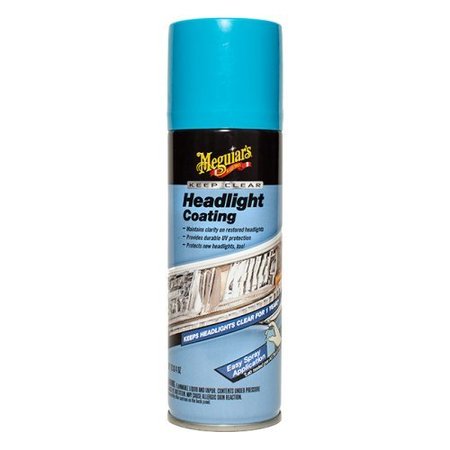 MEGUIARS WAX 4oz Spray Bottle, Use To Maintain The Clarity On Restored Headlights/Provides Durable UV Protection G17804